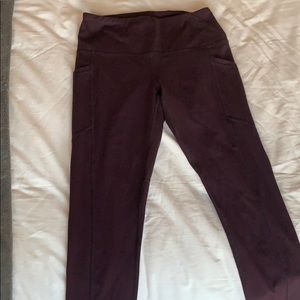 Maroon Yogalicious leggings